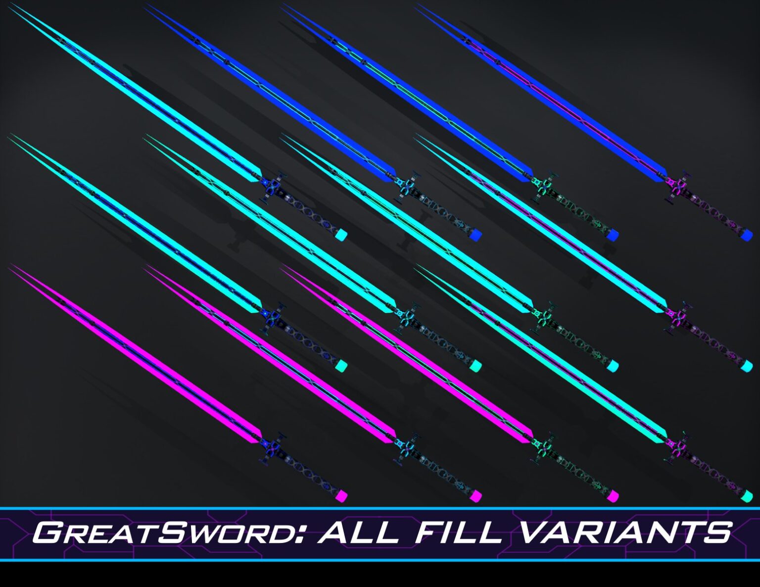 Cyberpunk Melee Weapons Pack | Yel Scrypt Fire Studio